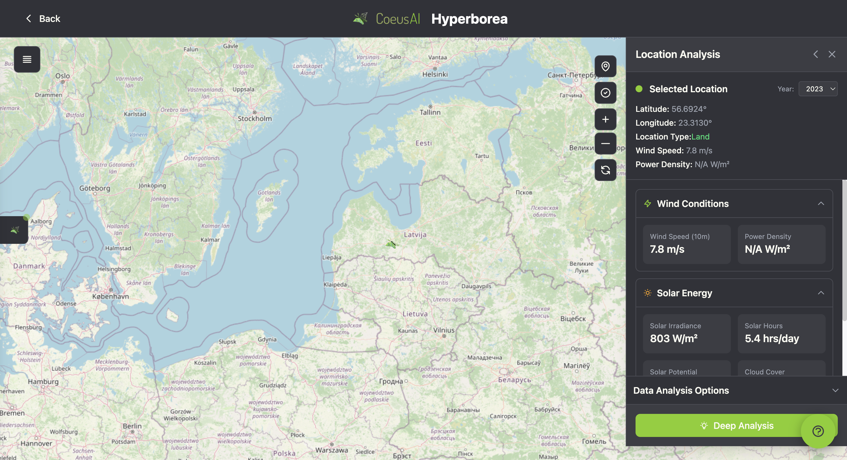 CoeusAI Platform Screenshot